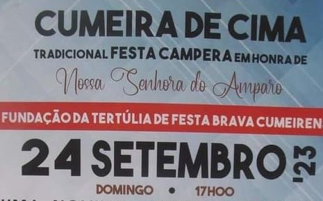 Tradicional Festa Campera em Cumeira de Cima. 24 de Setembro